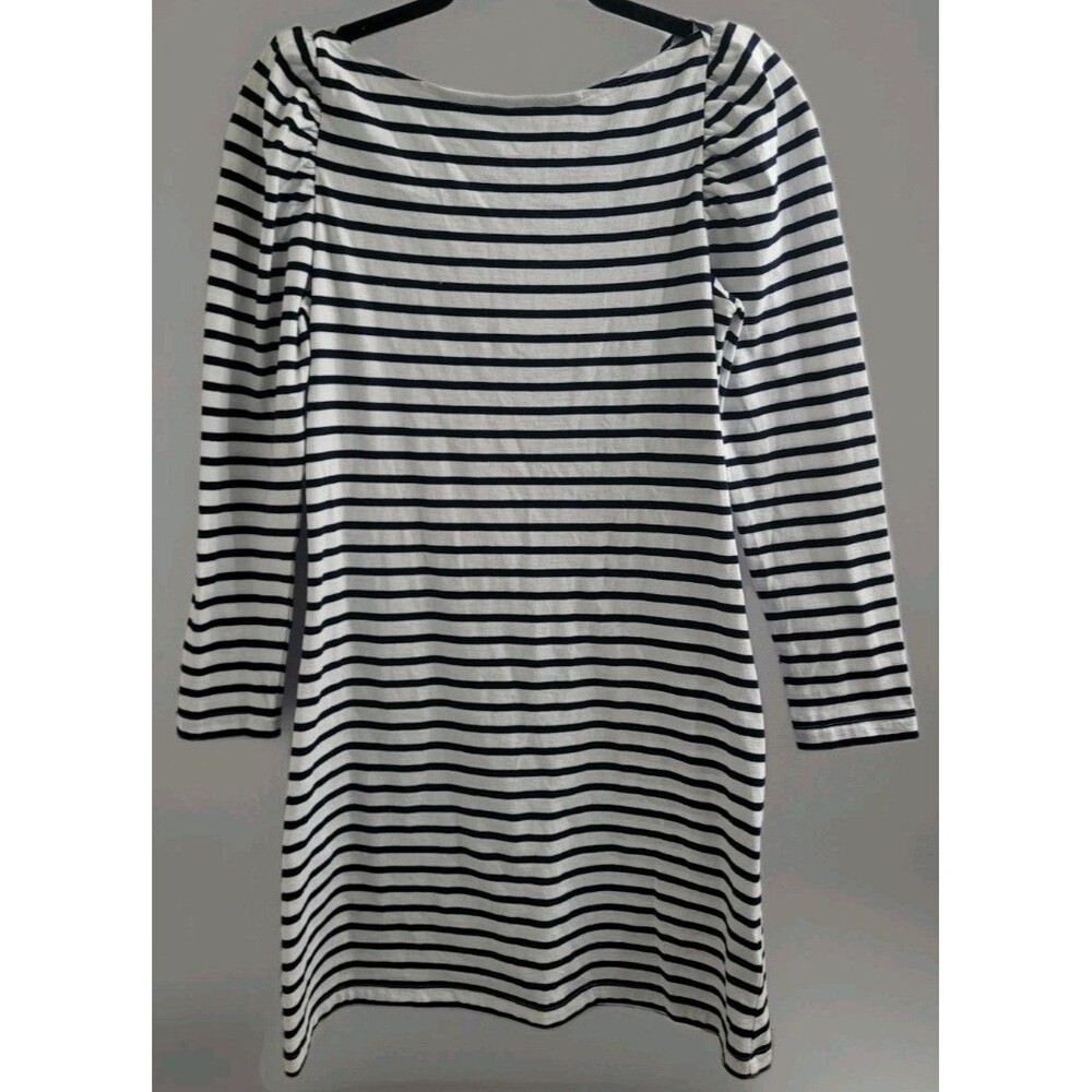 A.L.C. Stevens Striped Puff Sleeve Dress Size Small Casual Nautical NWT